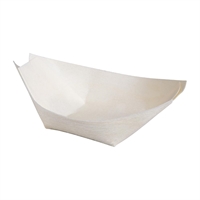 Fiesta Compostable Wooden Sushi Boats (100 Pack)