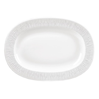 Churchill Bamboo Oval Dishes Large Rimmed 330mm (6 Pack)