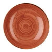 Churchill Stonecast Round Coupe Bowls Spiced Orange 315mm (6 Pack)