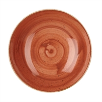 Churchill Stonecast Round Coupe Bowls Spiced Orange 248mm (12 Pack)