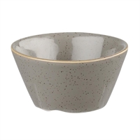 Churchill Stonecast X Squared Sauce Dishes Peppercorn Grey 3oz