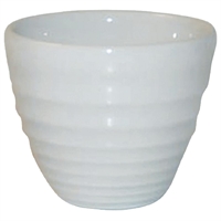 Churchill Bit on the Side White Ripple Dip Pots 114ml (12 Pack)