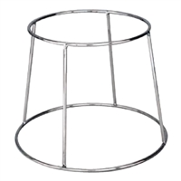 Platter Stand St/St Heavy Duty Chrome Plated - 190x250x190mm