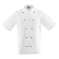 Veste de cuisine mixte Whites Chicago manches courtes blanche S