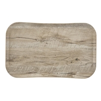 Plateau rectangulaire polyester aspect bois Cambro Century 32x53cm chêne clair