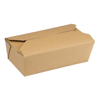 Colpac Recyclable Microwavable Food Boxes Rectangular 985ml (250 Pack)