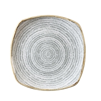 Churchill Studio Prints Square Plates Stone Grey 215mm (12 Pack)