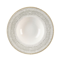 Churchill Studio Prints Round Wide Rim Bowls Stone Grey 240mm