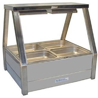 Roband Hot Food Display Bar Fits - 4x1/2x65mm or 2x1/1x65mm Pans (B2B)