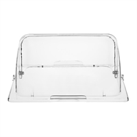 Olympia Kristallon Polycarbonate Rolltop Cover GN 1/2
