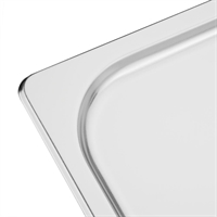 Vogue Stainless Steel 1/6 Gastronorm Tray Lid