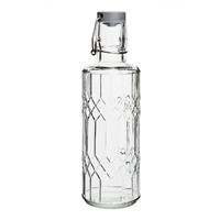 Olympia Geo Glass Water Bottle with Stopper - 640ml (Box 6)
