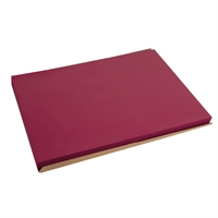 Sets de table en papier bordeaux (Lot de 500)
