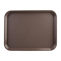 Olympia Kristallon PP Rectangular Tray Brown 275x353mm