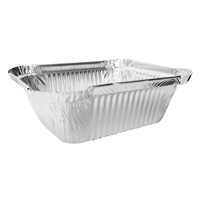 Nisbets Essentials Foil Containers and Lids 450ml (Pack of 50)