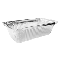 Nisbets Essentials Foil Containers and Lids 660ml (Pack of 50)