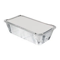 Nisbets Essentials Foil Containers and Lids 660ml (50 Pack)