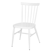 Bolero Windsor Aluminium Chairs White (4 Pack)