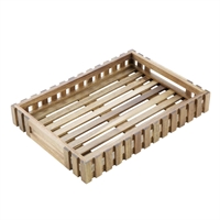 Olympia Acacia Wood Rectangular Storage Box 255x355mm