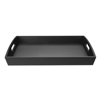 Olympia Bamboo Rectangular Serving Tray Black 350x510mm