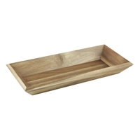 Olympia Acacia Wood Rectangular Tray 180x380mm