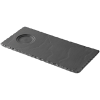 Revol Basalt Trays with Cups Indents 250mm (6 Pack)