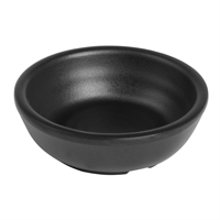 Olympia Fusion Melamine Dipping Dishes Black 68mm (12 Pack)