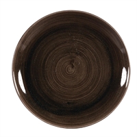 Churchill Stonecast Patina Coupe Plates Black 260mm (12 Pack)