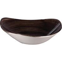 Churchill Stonecast Patina Triangular Bowls Black 235mm (12 Pack)