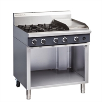 Cobra Gas Cooktop with 4x Burners and Griddle C6C