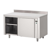 Armoire chauffante inox avec dosseret Gastro M 850x2000x700mm