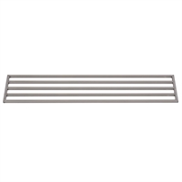 Etagère murale ajourée inox sans support Gastro M RVS sans support 120x40cm