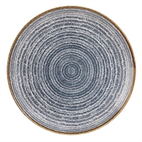 Churchill Studio Prints Homespun Coupe Plates Slate Blue 288mm (12 Pack)