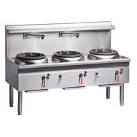 Cobra by Moffat LPG 3 Chimney Burner Waterless Wok CW3H