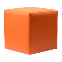 Furnlink Ottoman Cube - Orange (2 Pack)
