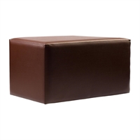 Furnlink Ottoman Rectangle - Chocolate (2 Pack)