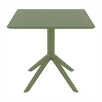 Furnlink Siesta Sky Table 80 - Olive Green