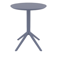 Furnlink Siesta Sky Folding Table 60 Round - Anthracite