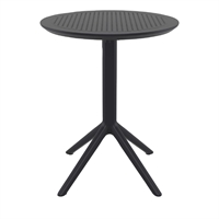 Furnlink Siesta Sky Folding Table 60 Round - Black