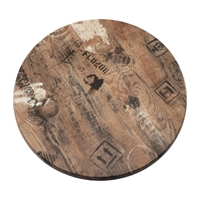 2 x Werzalit 700mm dia Duratop Tabletop by SM France