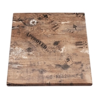 2 x Werzalit 700mm Square Duratop Tabletop by SM France