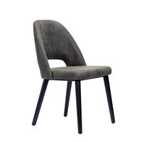 Furnlink Durafurn Semifreddo Chair Charcoal (2 Pack)