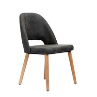 Furnlink Durafurn Semifreddo ChairCharcoal (2 Pack)