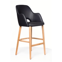 Furnlink Durafurn Sorbet Stool Black (2 Pack)