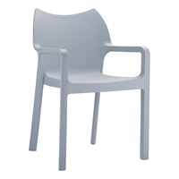 Furnlink Diva Armchair - Silver Grey (4 Pack)