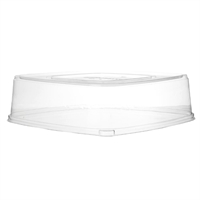 Detpak Pla Sugarcane Regalia Catering Tray Lid Clear - 363x363x99mm (50 Pack)