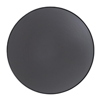 Coucou Dual Colour Round Plate 250mm - Grey & Black (9 Pack)