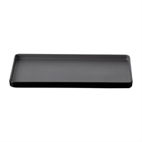 Coucou Dual Colour Rect. Plate 325x150mm - Grey & Black (9 Pack)