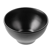 Coucou Dual Colour Round Bowl 110mm - Black (24 Pack)