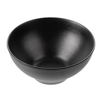 Coucou Dual Colour Round Bowl 210mm - Black (12 Pack)